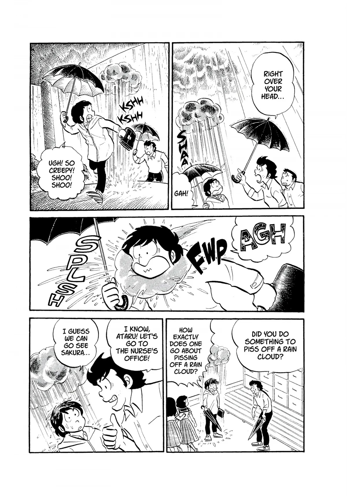 Urusei Yatsura Chapter 38 page 3 - Chapter 38: Everybody in the Rain
