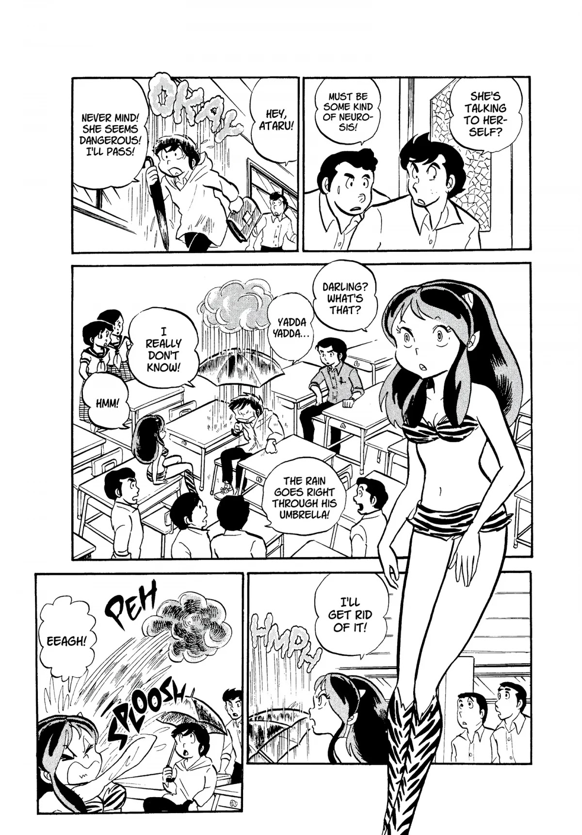 Urusei Yatsura Chapter 38 page 9 - Chapter 38: Everybody in the Rain