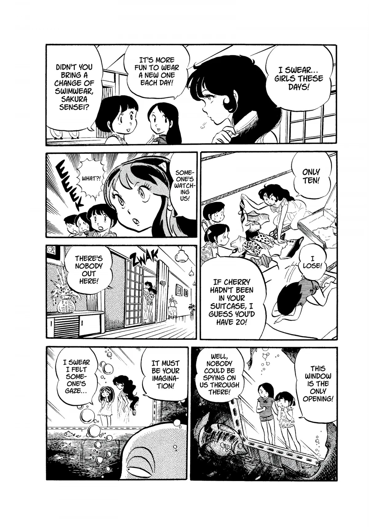 Urusei Yatsura Chapter 43 page 8 - Chapter 43: Bathing Suit Bandit