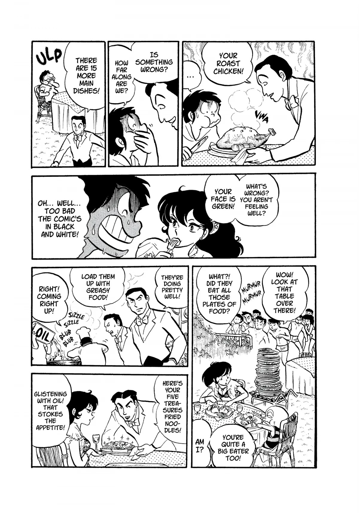 Urusei Yatsura Chapter 45 page 9 - Chapter 45: Food Fight