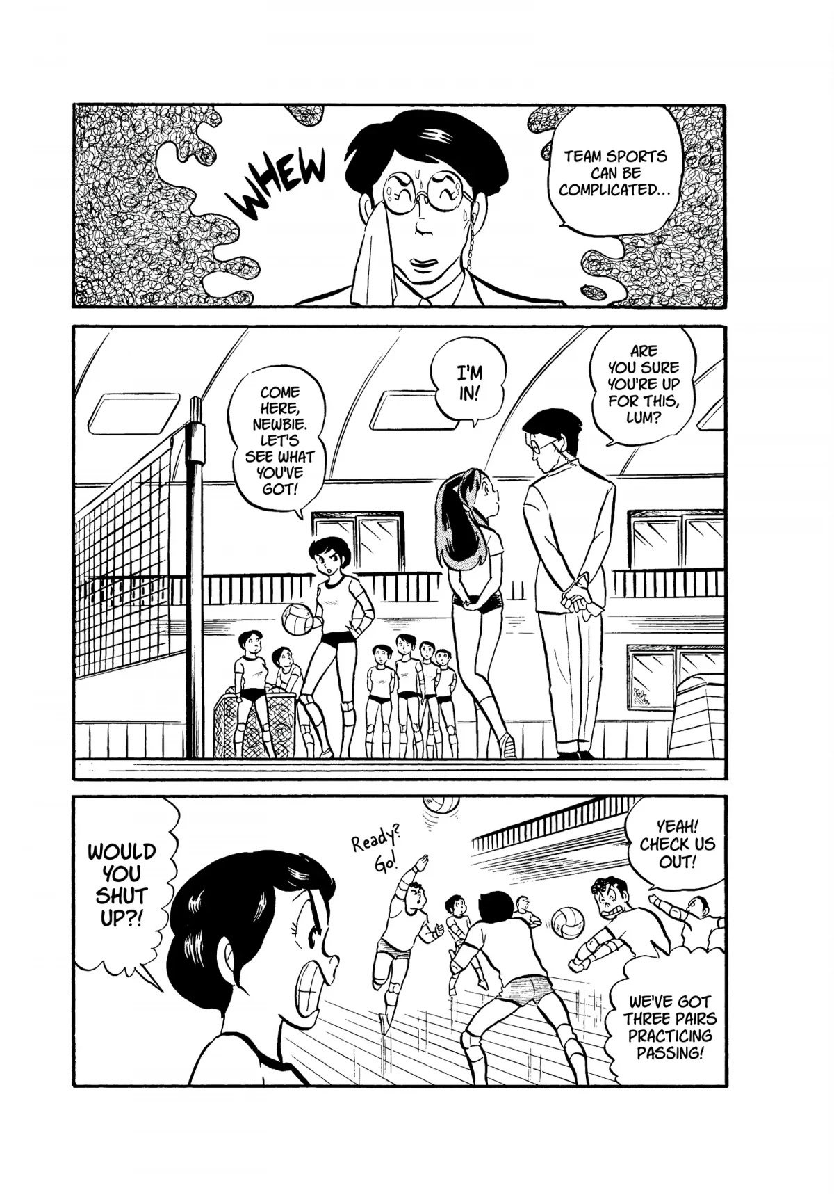 Urusei Yatsura Chapter 49 page 11 - Chapter 49: No Crying on the Court