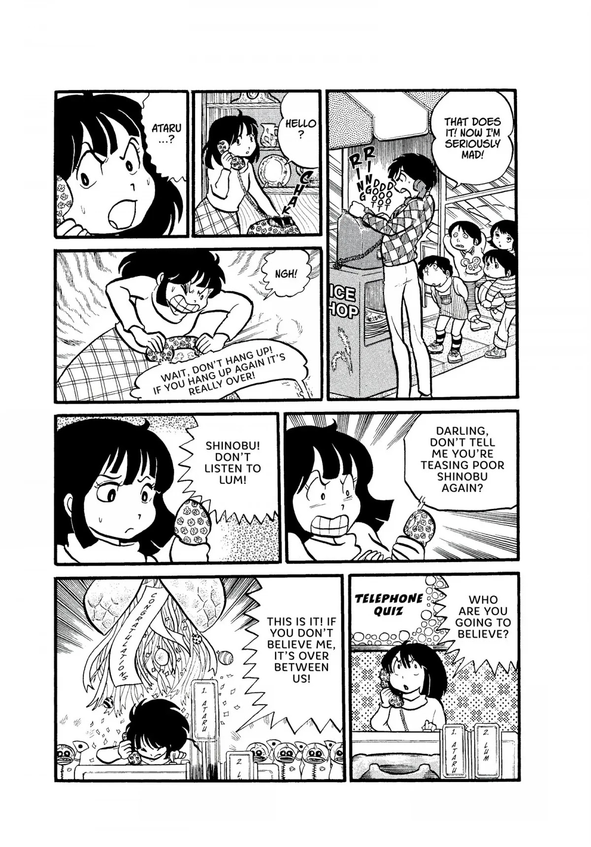 Urusei Yatsura Chapter 5 page 9 - Chapter 5: Between a Rock and a Hard Place
