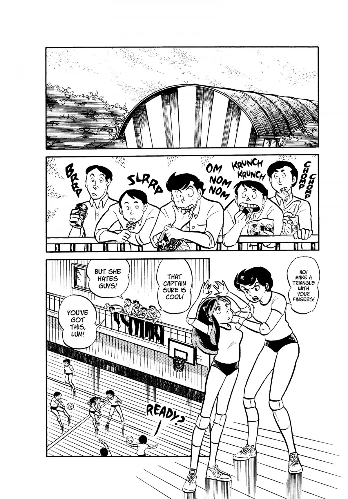 Urusei Yatsura Chapter 50 page 4 - Chapter 50: Love Disappears on the Court