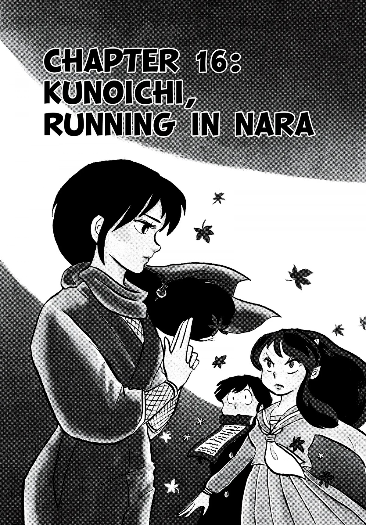 Urusei Yatsura Chapter 52 page 1 - Chapter 52: Kunoichi, Running in Nara