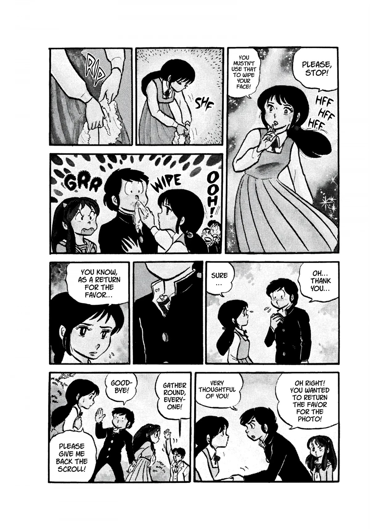 Urusei Yatsura Chapter 52 page 10 - Chapter 52: Kunoichi, Running in Nara