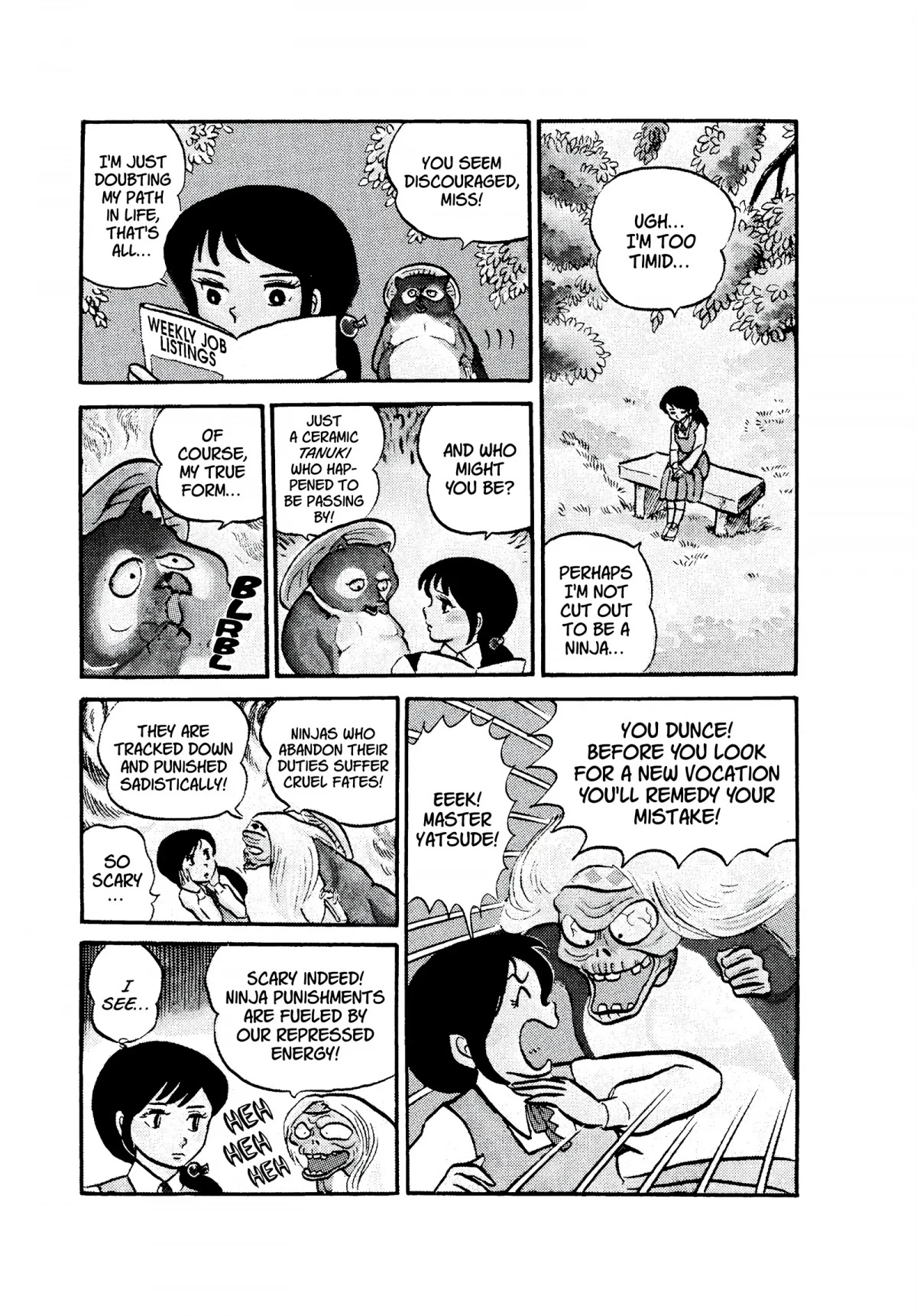 Urusei Yatsura Chapter 52 page 11 - Chapter 52: Kunoichi, Running in Nara