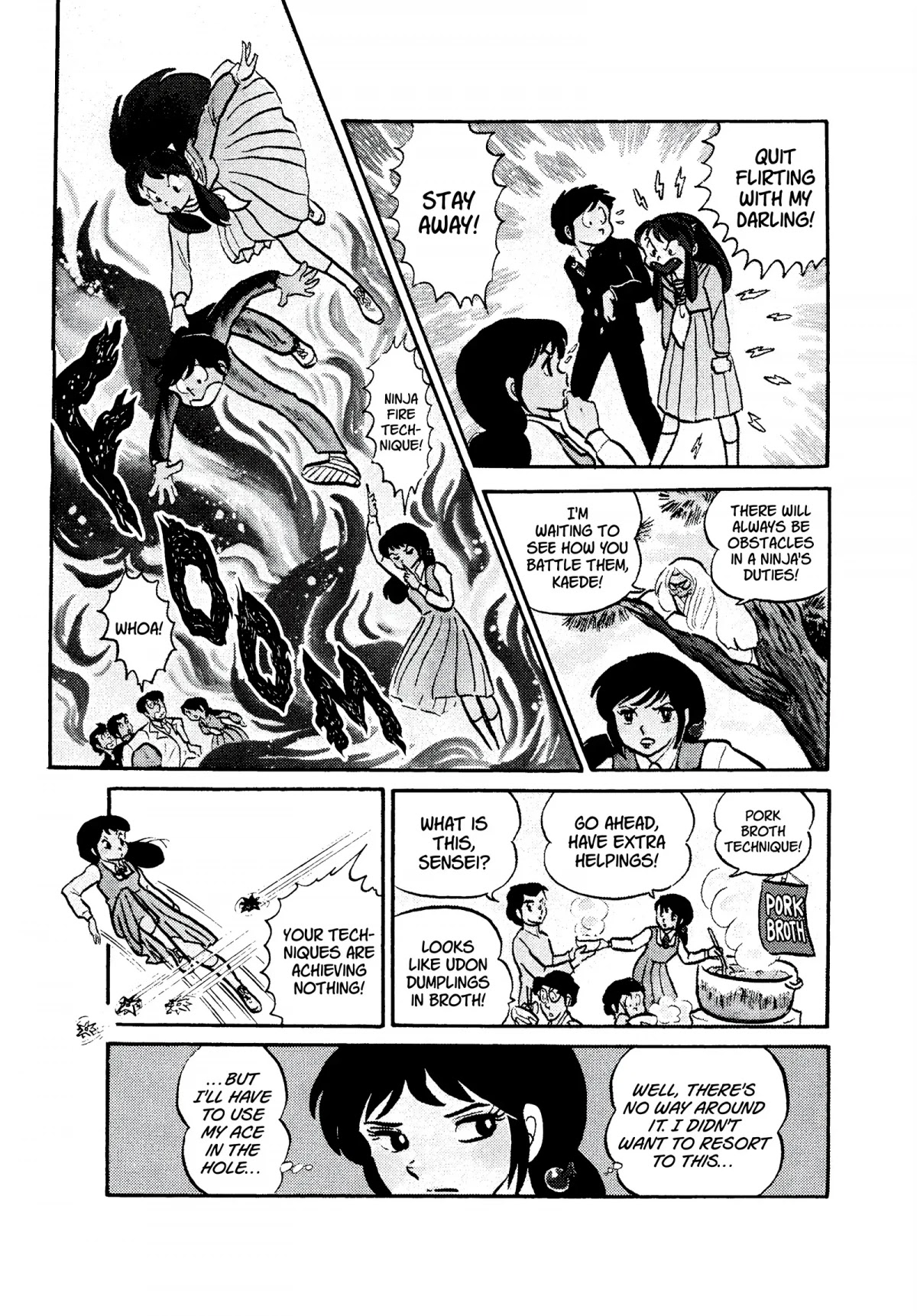 Urusei Yatsura Chapter 52 page 15 - Chapter 52: Kunoichi, Running in Nara