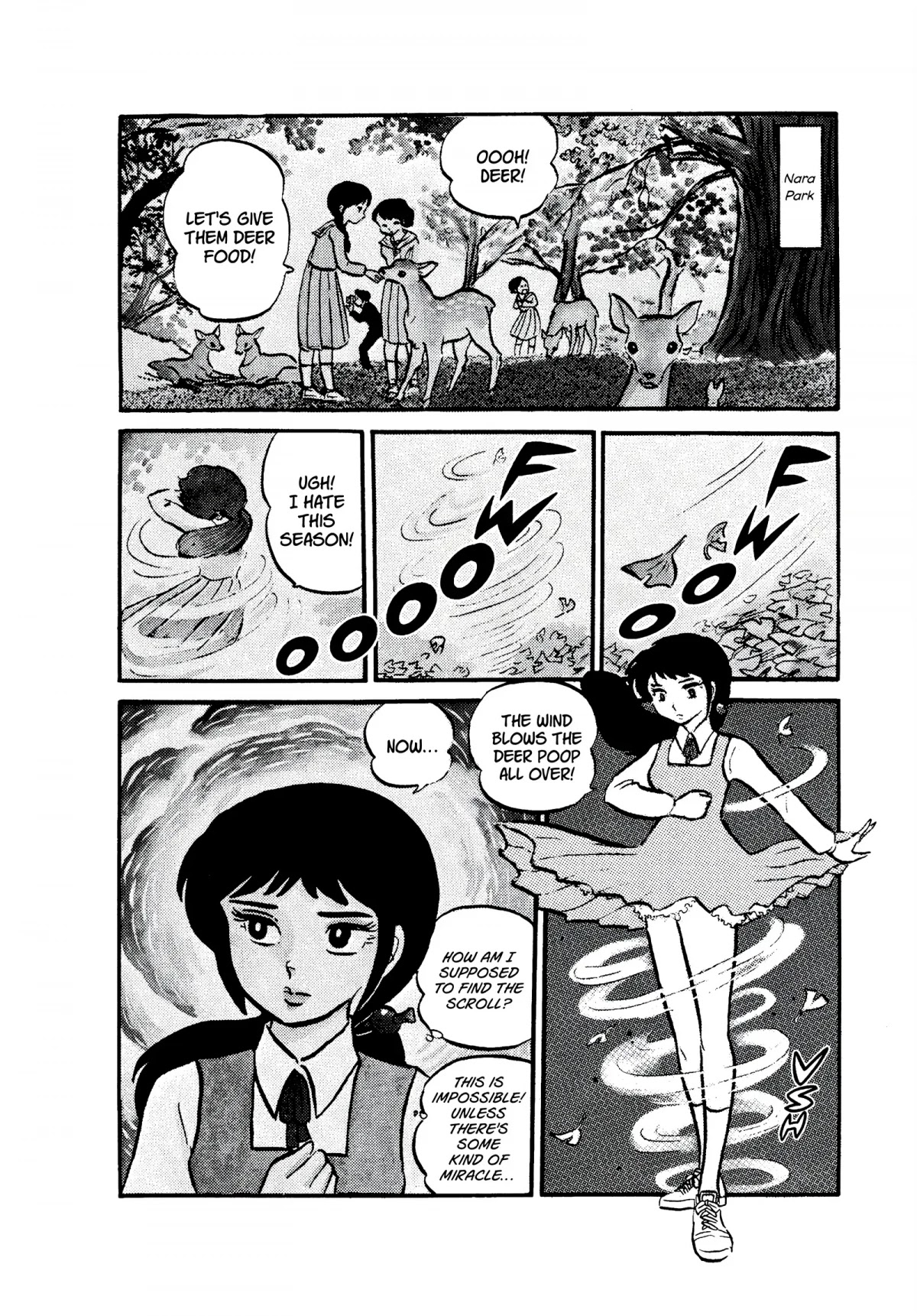 Urusei Yatsura Chapter 52 page 6 - Chapter 52: Kunoichi, Running in Nara