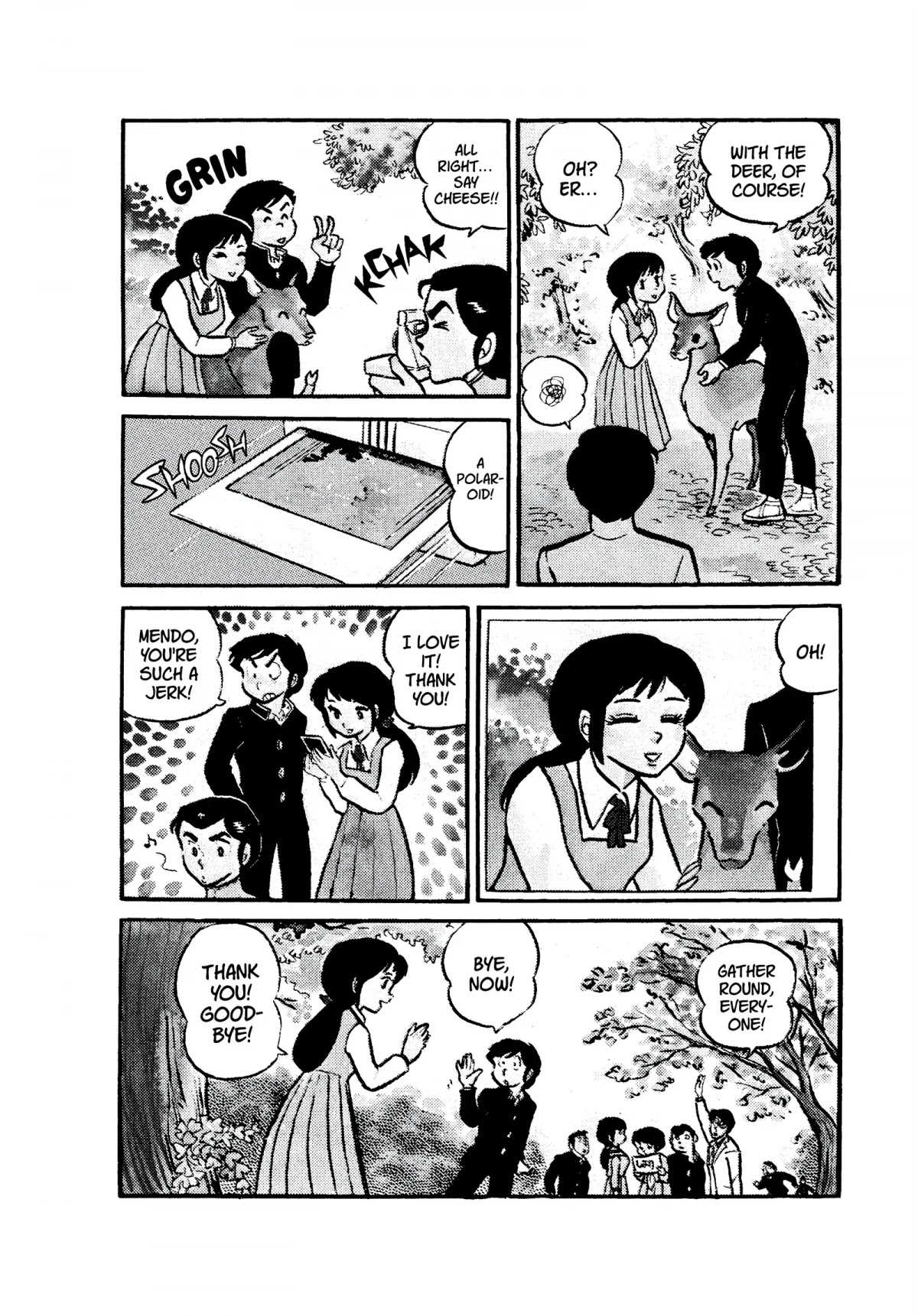 Urusei Yatsura Chapter 52 page 8 - Chapter 52: Kunoichi, Running in Nara