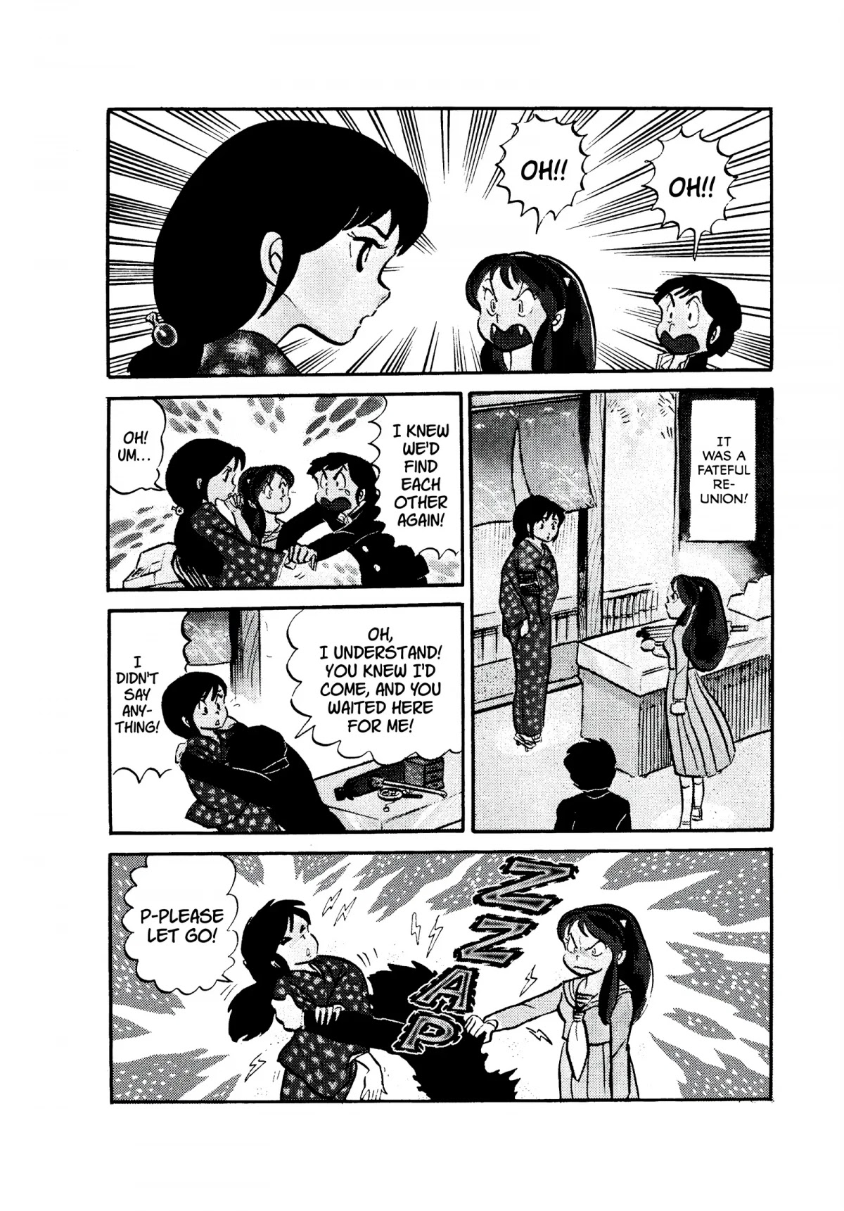 Urusei Yatsura Chapter 53 page 8 - Chapter 53: Kunoichi, Lurking in Kyoto