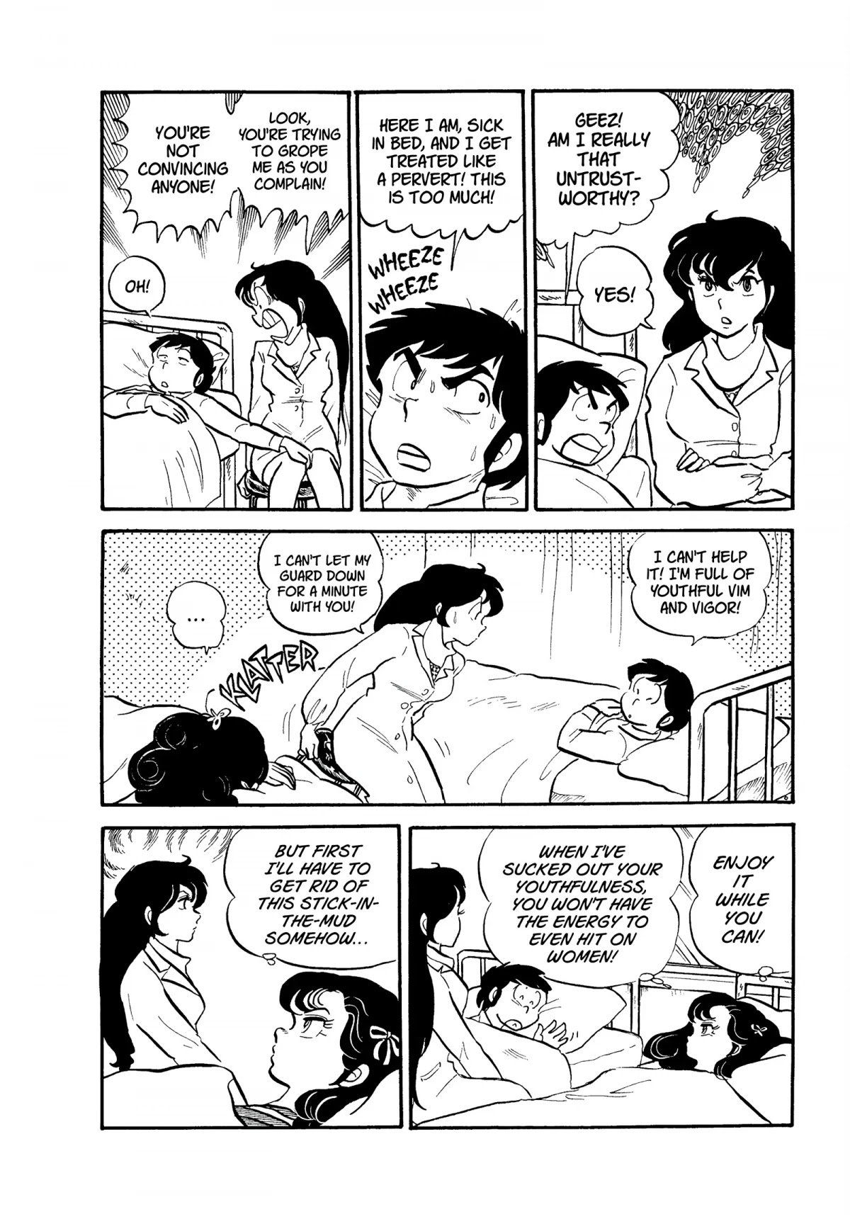 Urusei Yatsura Chapter 60 page 8 - Chapter 60: Genuine Close Call