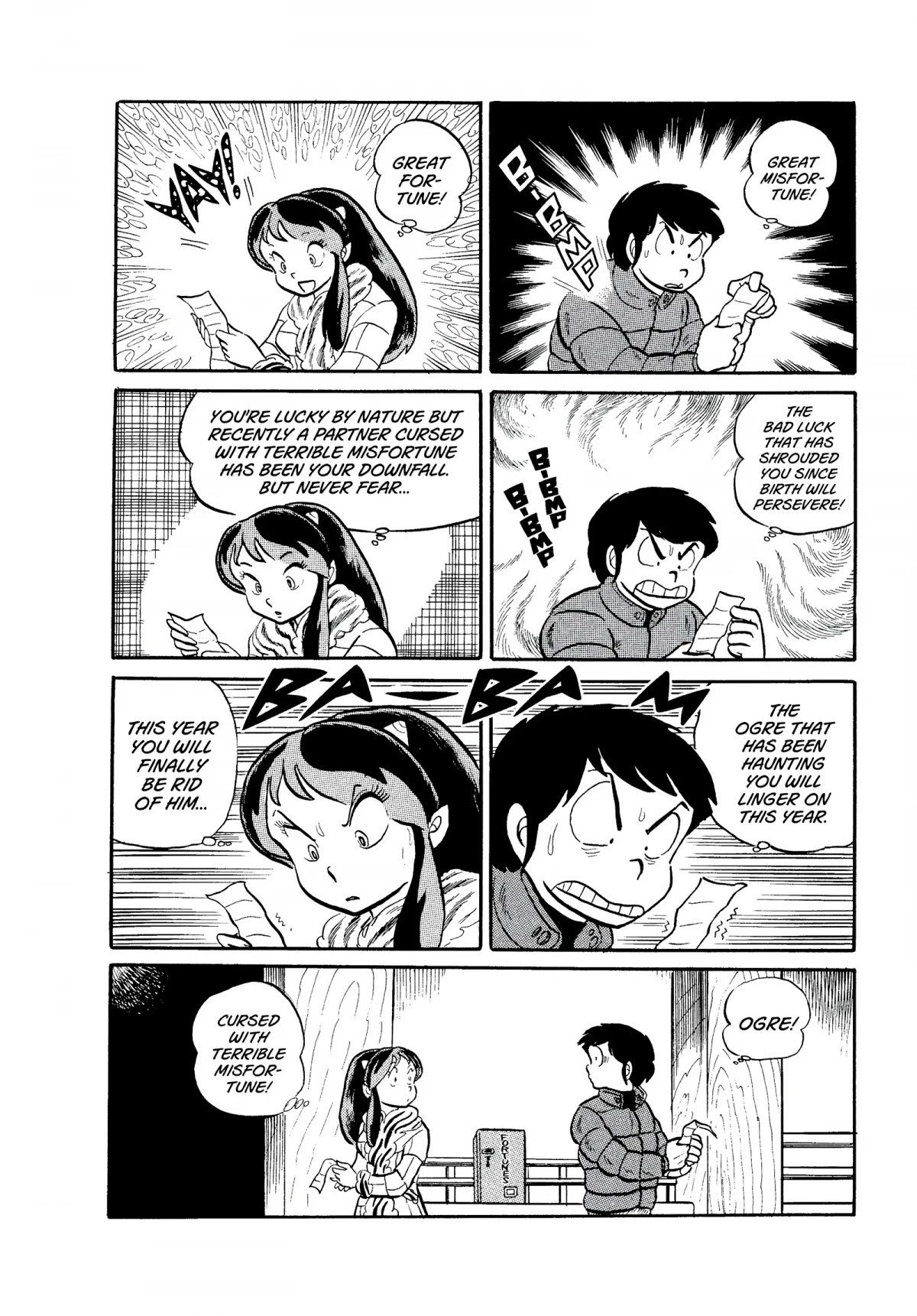 Urusei Yatsura Chapter 62 page 4 - Chapter 62: Fortune Fear