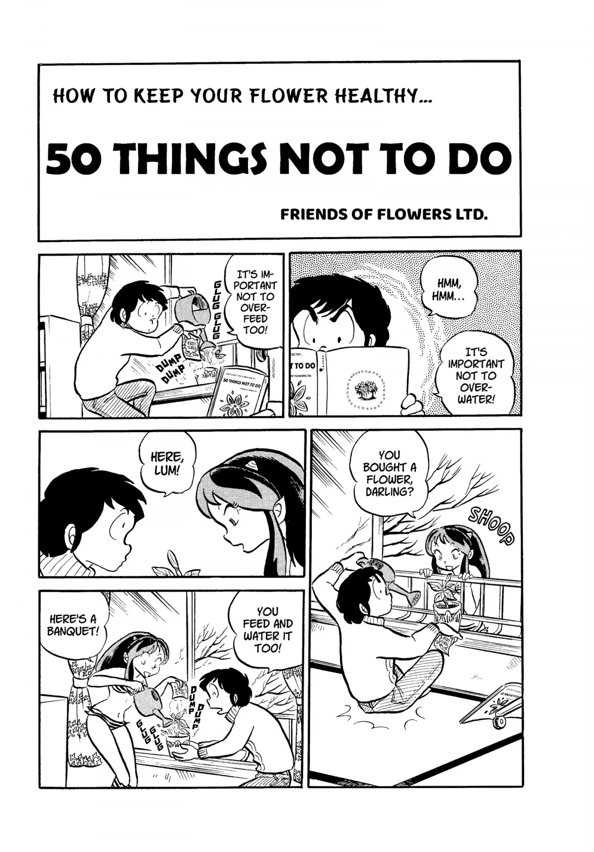 Urusei Yatsura Chapter 66 page 7 - Chapter 66: From Flower to Flower