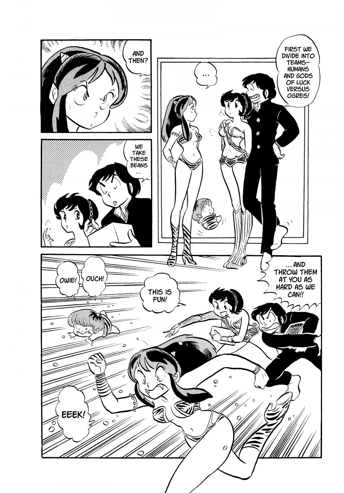 Urusei Yatsura Chapter 67 page 6 - Chapter 67: Bean-Shooter for Ogres