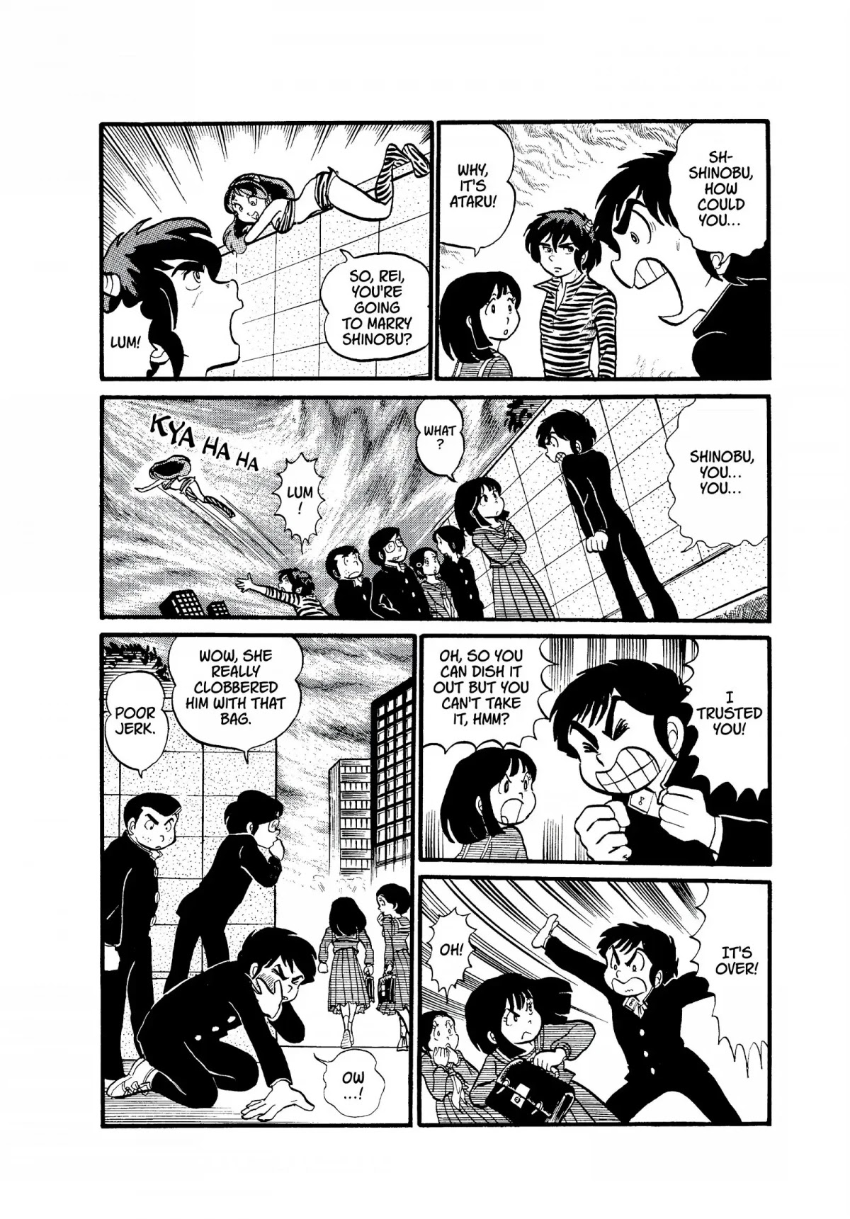 Urusei Yatsura Chapter 7 page 16 - Chapter 7: A Contemptible Good-For-Nothing