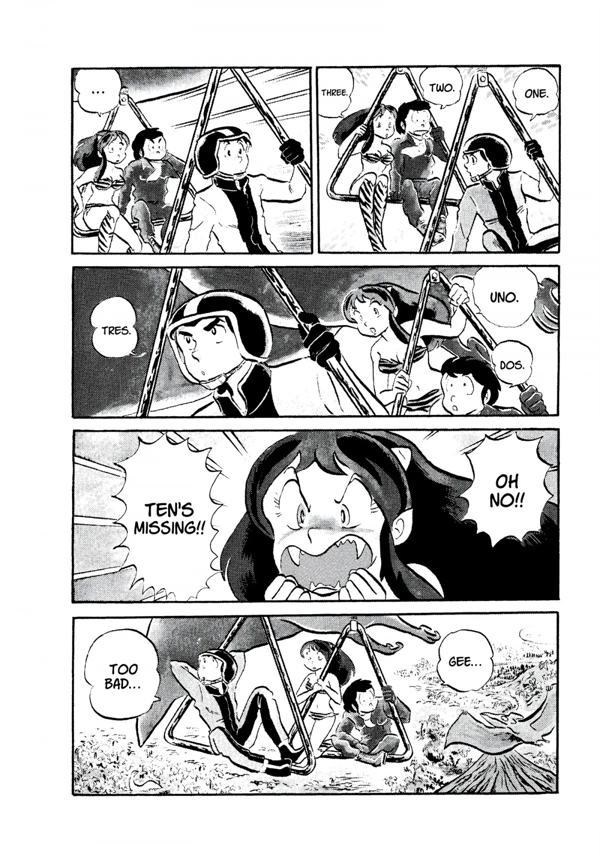 Urusei Yatsura Chapter 74 page 10 - Chapter 74: The Flying Chaos Quartet