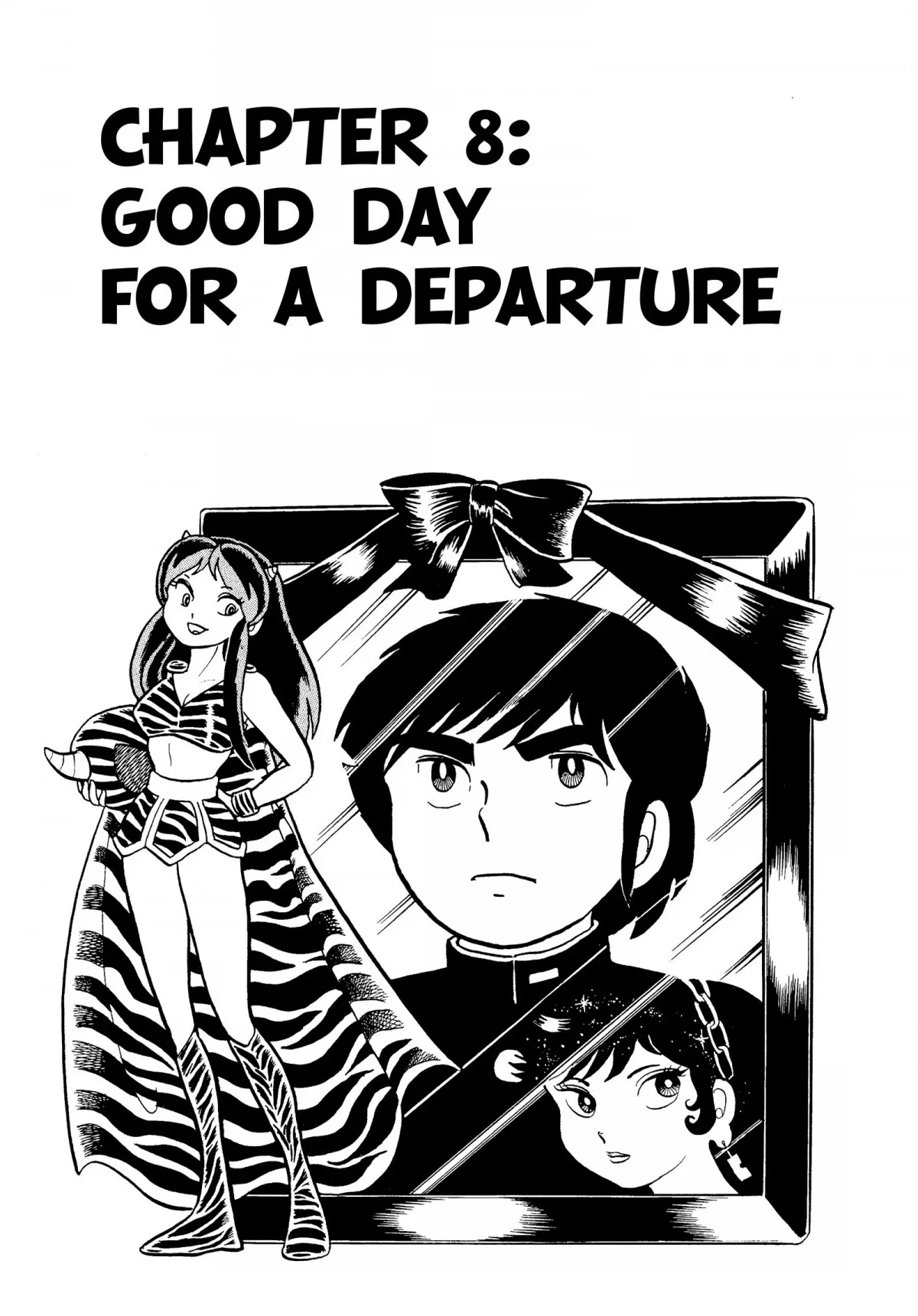 Urusei Yatsura Chapter 8 page 1 - Chapter 8: Good Day for a Departure