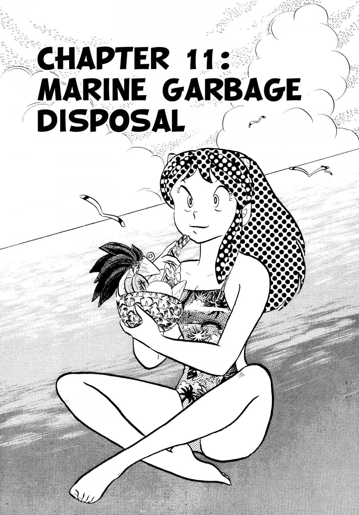 Urusei Yatsura Chapter 91 page 1 - Chapter 91: Marine Garbage Disposal