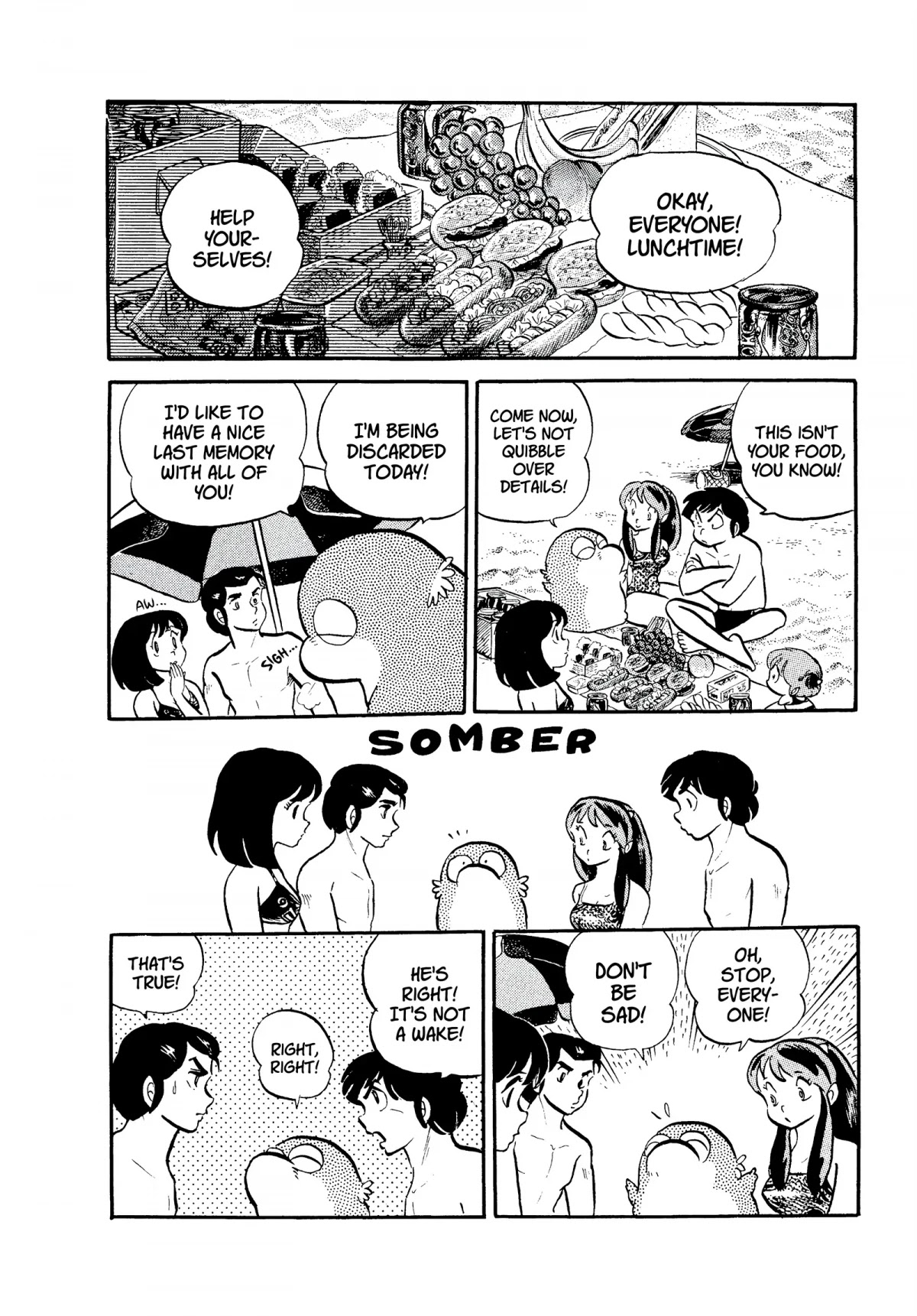 Urusei Yatsura Chapter 91 page 11 - Chapter 91: Marine Garbage Disposal