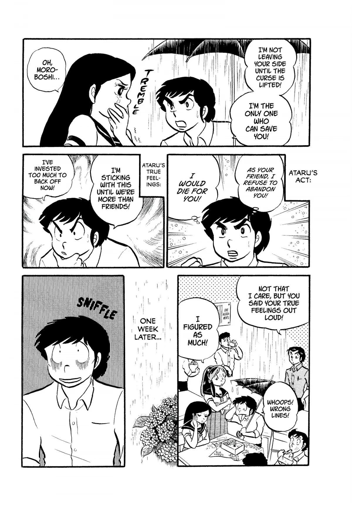 Urusei Yatsura Chapter 94 page 9 - Chapter 94: O, Rain! Rain and Rain More! Part 3
