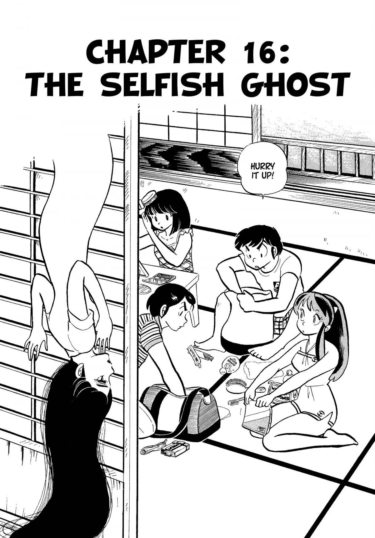 Urusei Yatsura Chapter 96 page 1 - Chapter 96: The Selfish Ghost