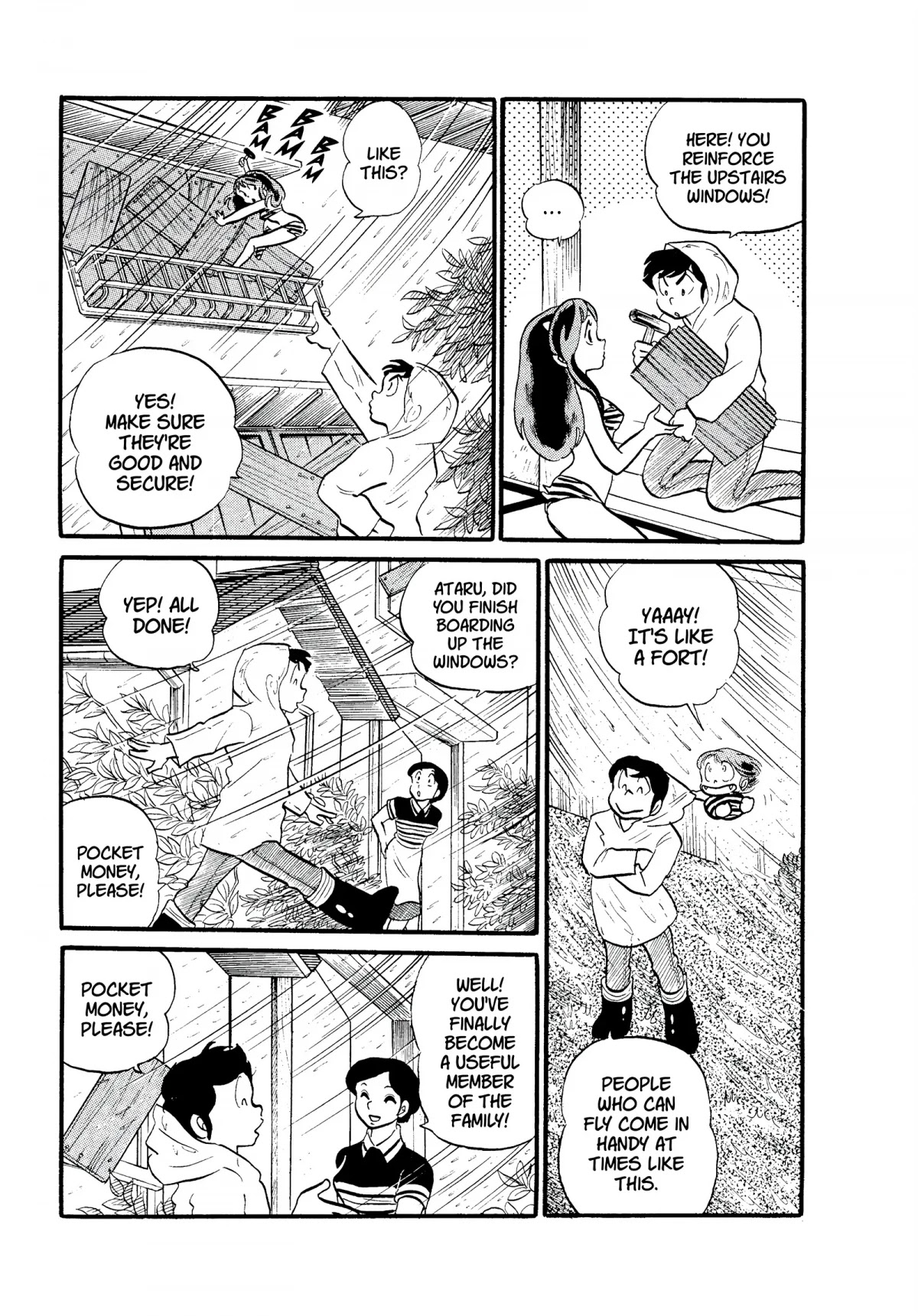 Urusei Yatsura Chapter 98 page 3 - Chapter 98: Typhoon Fun