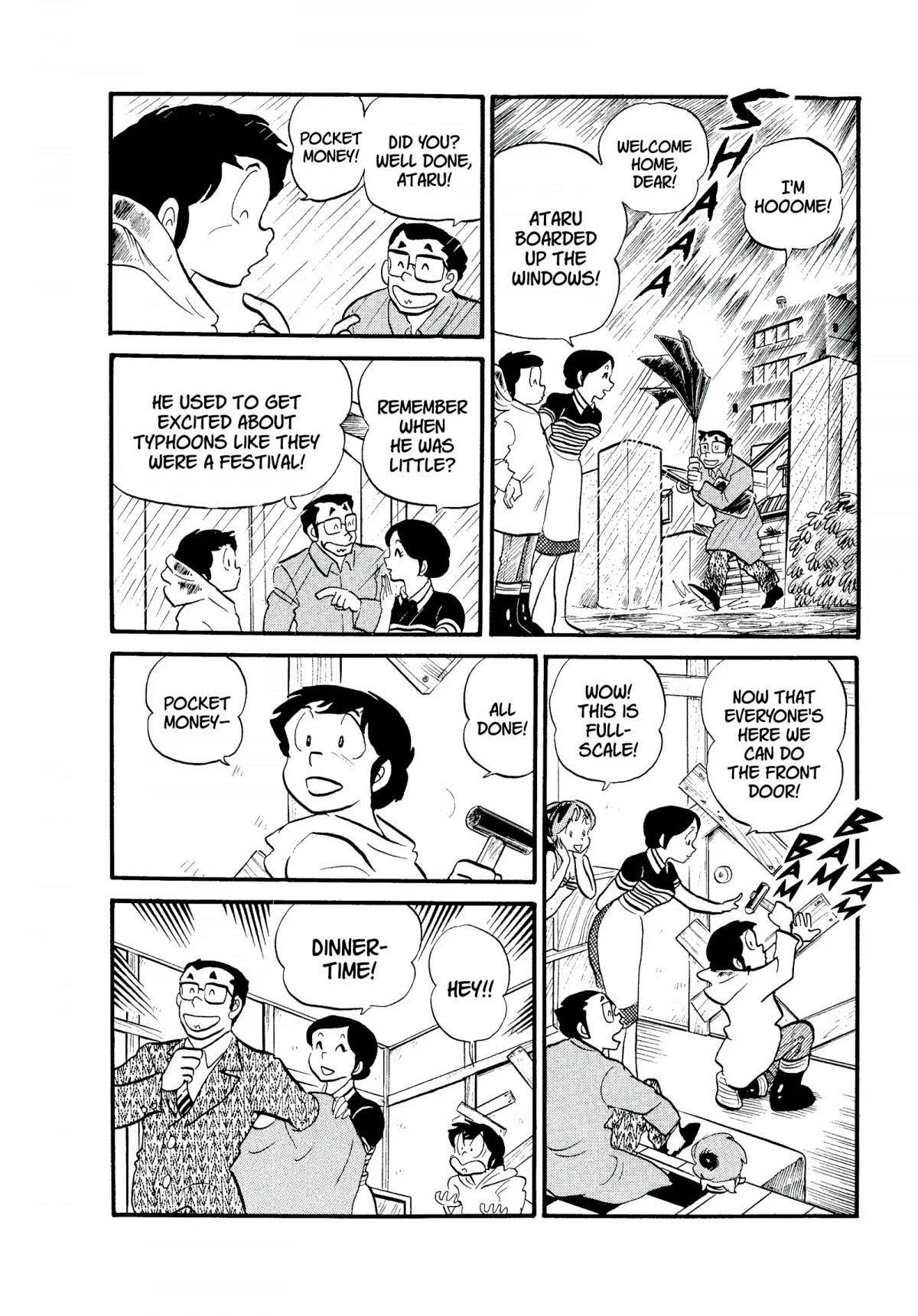 Urusei Yatsura Chapter 98 page 4 - Chapter 98: Typhoon Fun