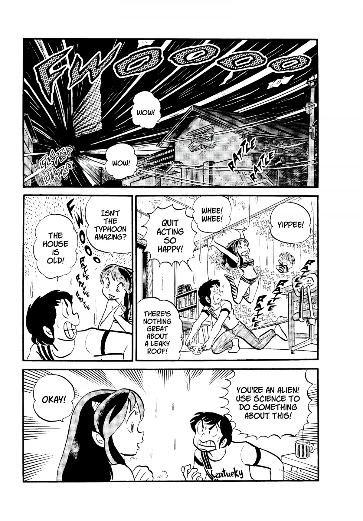 Urusei Yatsura Chapter 98 page 5 - Chapter 98: Typhoon Fun