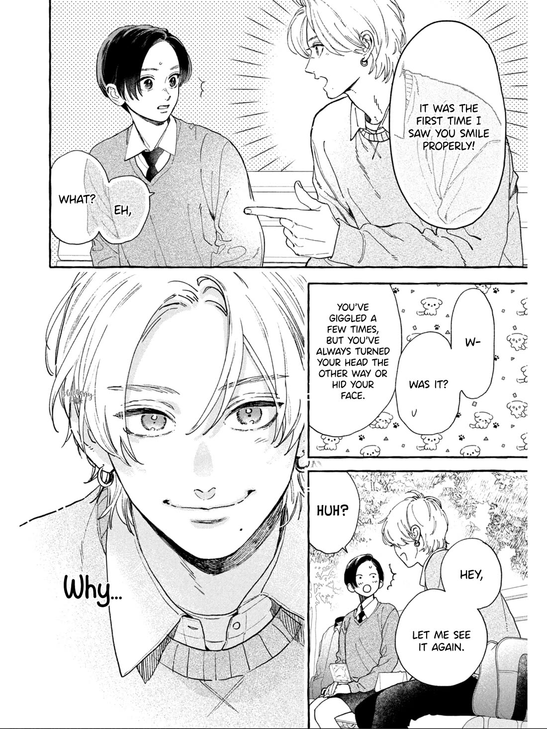 Uruwashi no Yoi no Tsuki Chapter 30.5 page 4 - Chapter 30.5