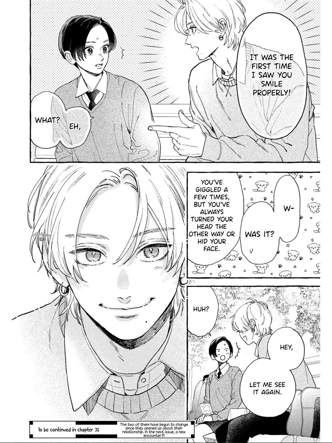 Uruwashi no Yoi no Tsuki Chapter 30 page 32 - Chapter 30