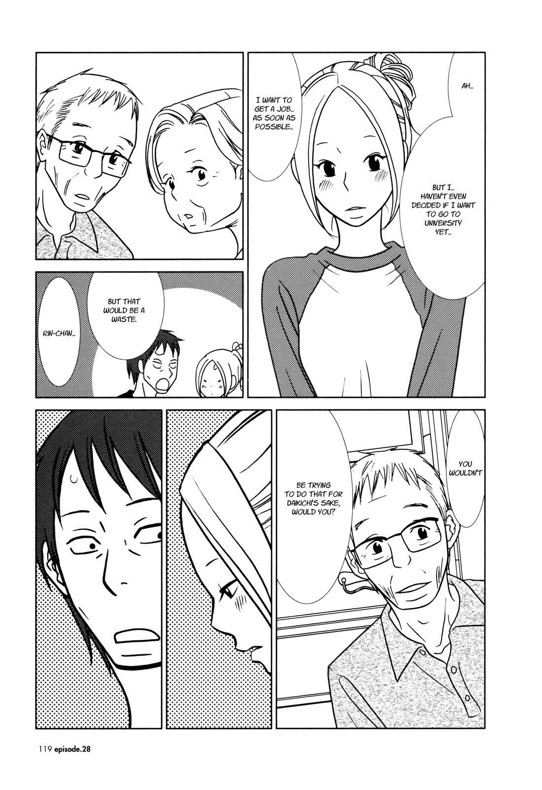 Usagi Drop Chapter 28 page 12 - Chapter 28 : 28