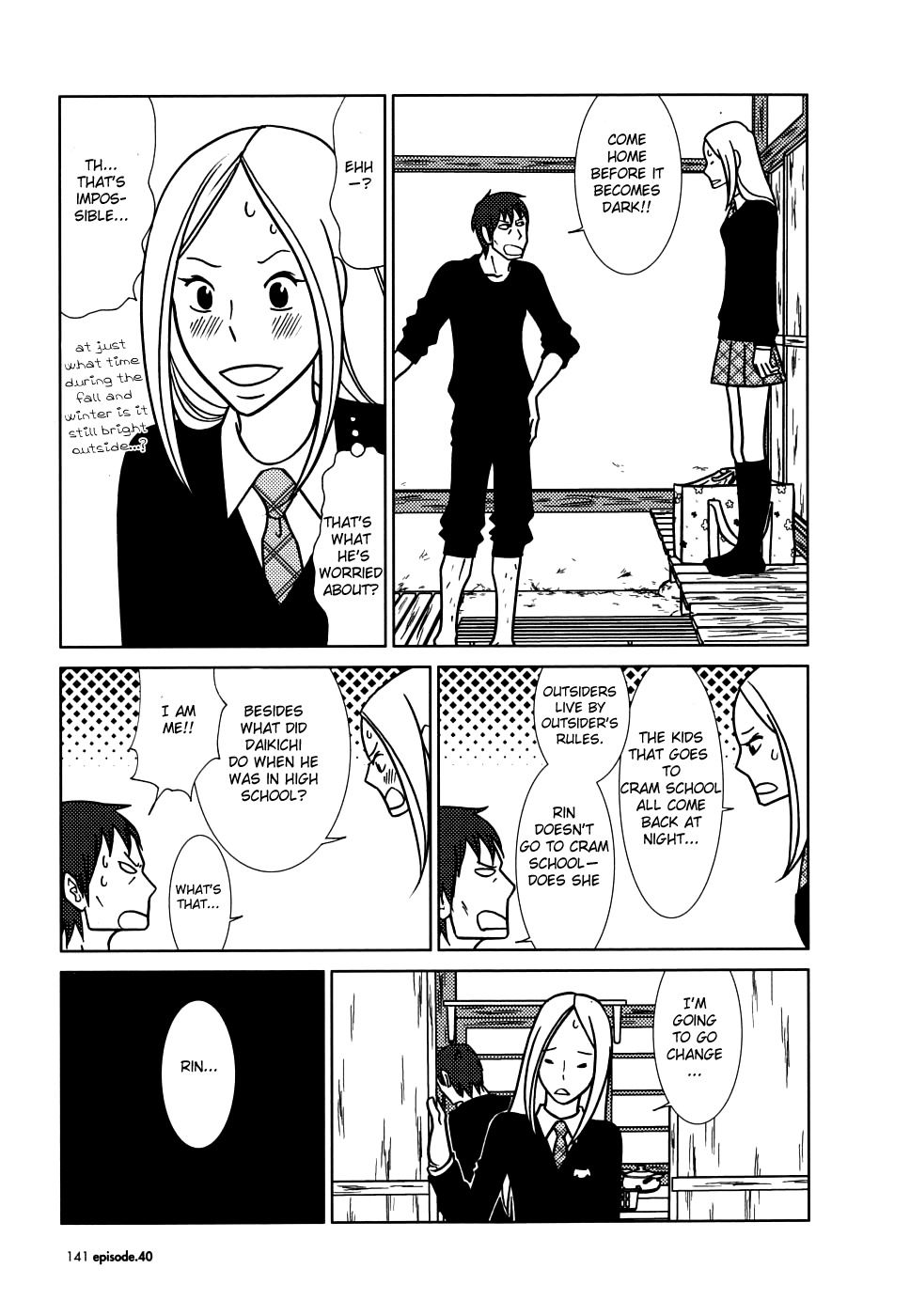 Usagi Drop Chapter 40 page 33 - Chapter 40