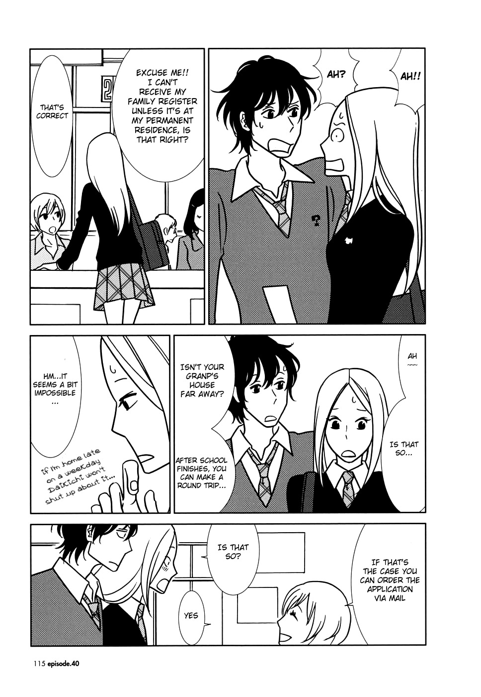 Usagi Drop Chapter 40 page 7 - Chapter 40