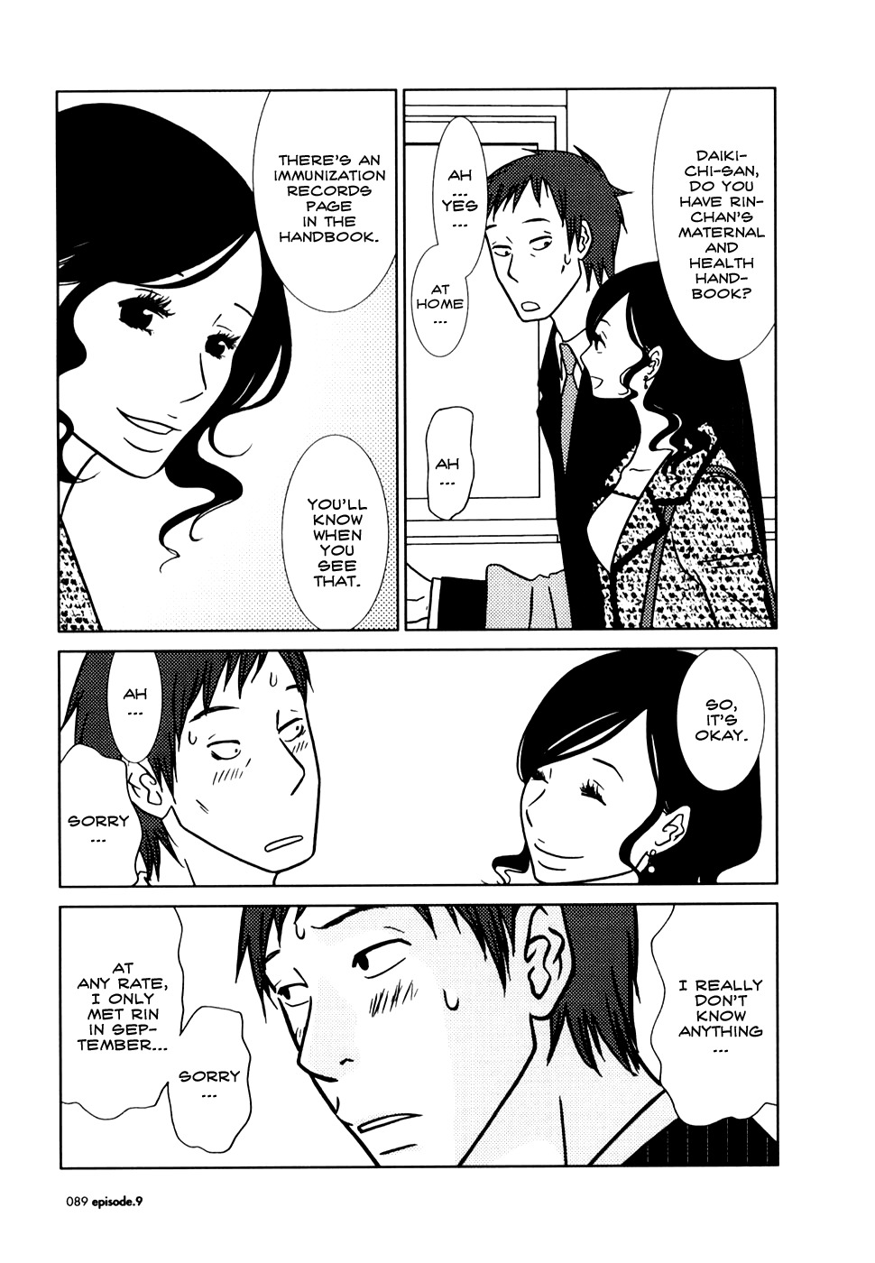 Usagi Drop Chapter 9 page 19 - Chapter 9