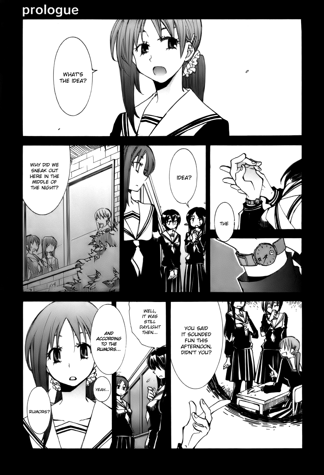 Usagi no Tsuno Chapter 1.2 page 4 - Chapter 1 v2 : Prologue + Amazawa Izumi & Mashiro Aya