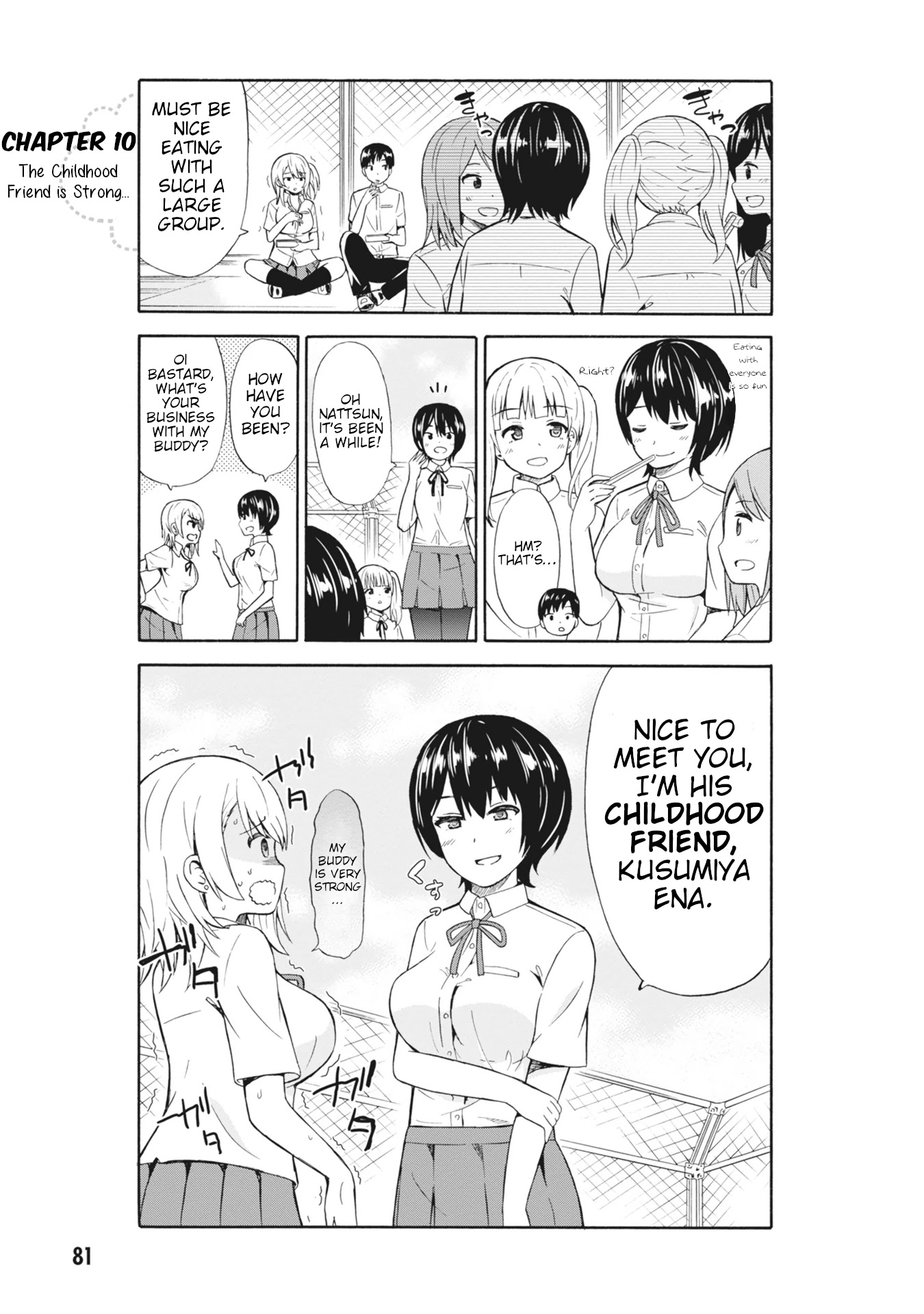 Usami-san Ha Kamawaretai! Chapter 10 page 1 - Chapter 10: The Childhoood Friend is Strong...