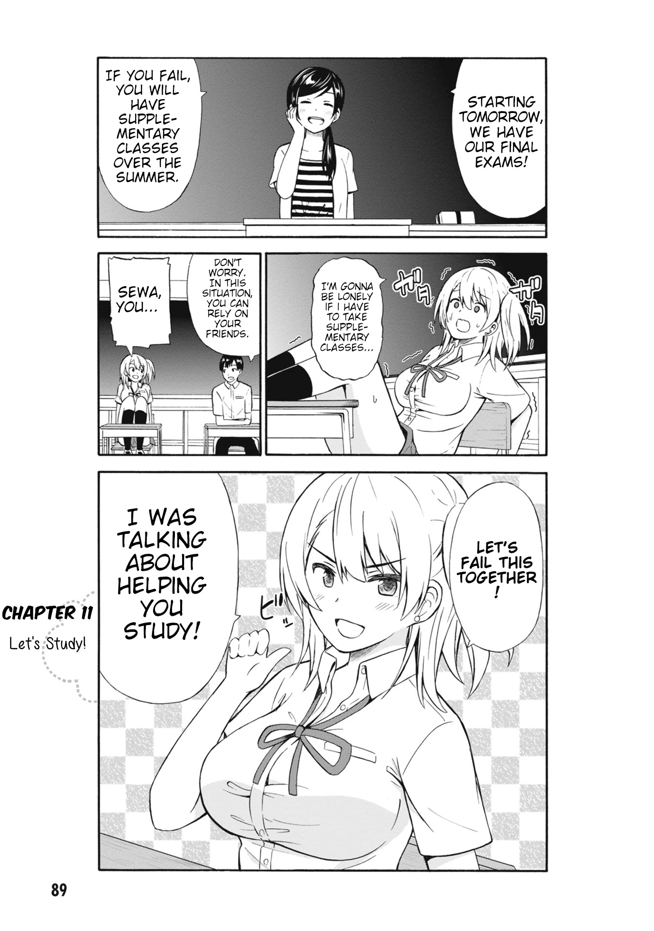 Usami-san Ha Kamawaretai! Chapter 11 page 1 - Chapter 11: Let's Study!