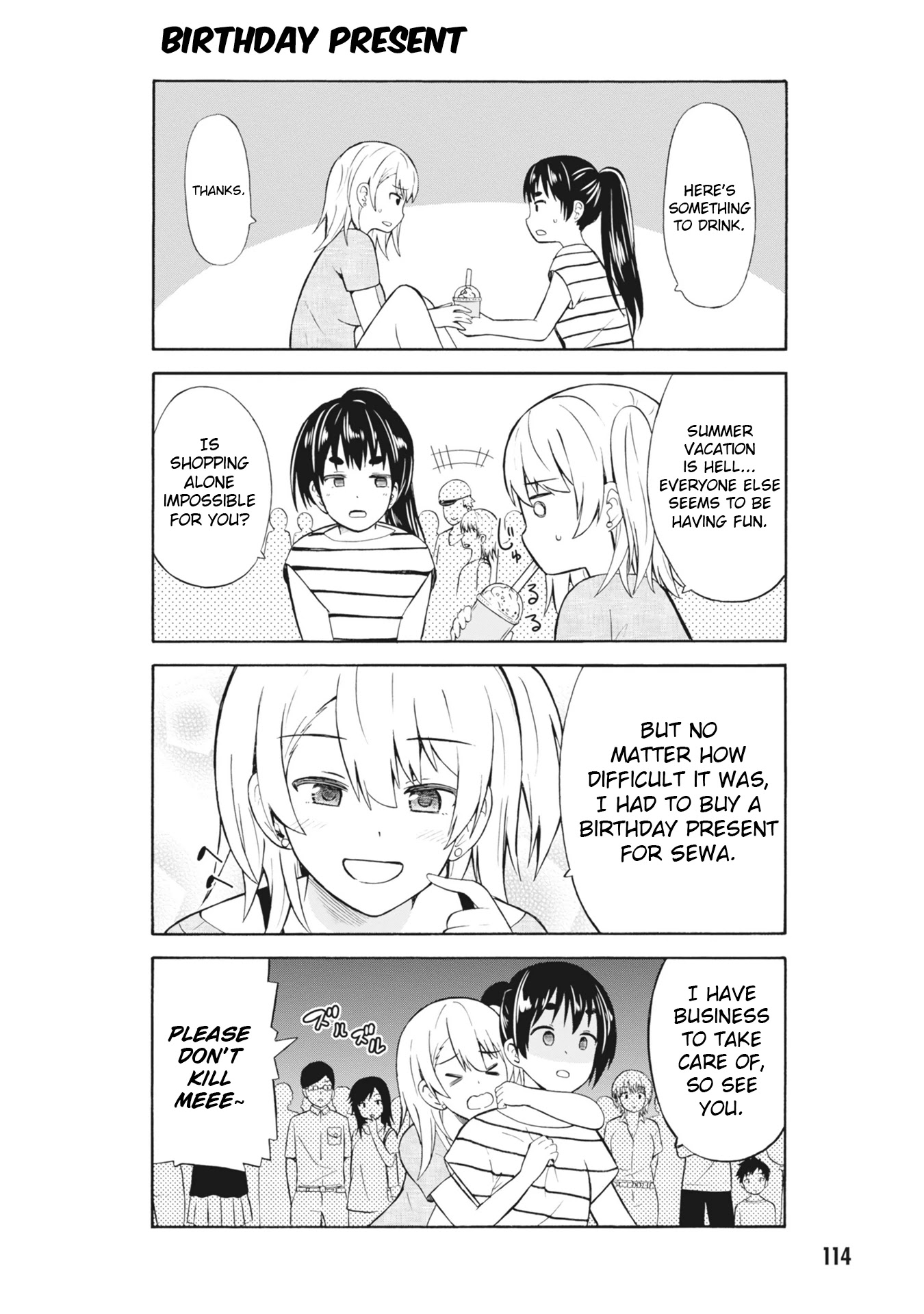Usami-san Ha Kamawaretai! Chapter 14 page 2 - Chapter 14: Celebrating a Birthday!