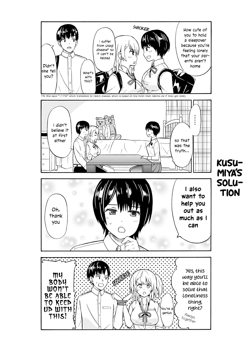 Usami-san Ha Kamawaretai! Chapter 17 page 3 - Chapter 17: We’re having a sleepover!