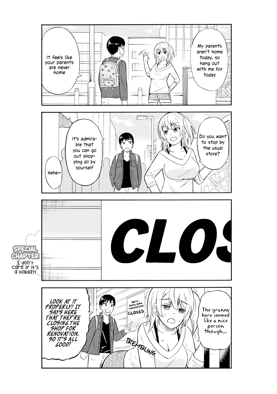 Usami-san Ha Kamawaretai! Chapter 18.5 page 2 - Chapter 18.5: I don't care if it's a holiday!
