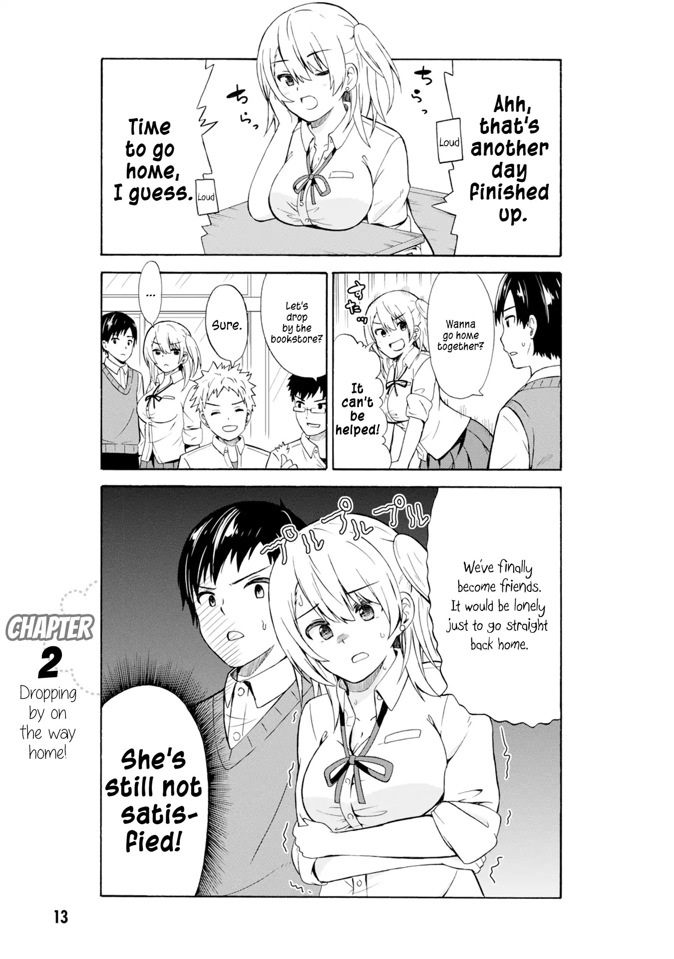 Usami-san Ha Kamawaretai! Chapter 2 page 2 - Chapter 2: Dropping by on the way home!