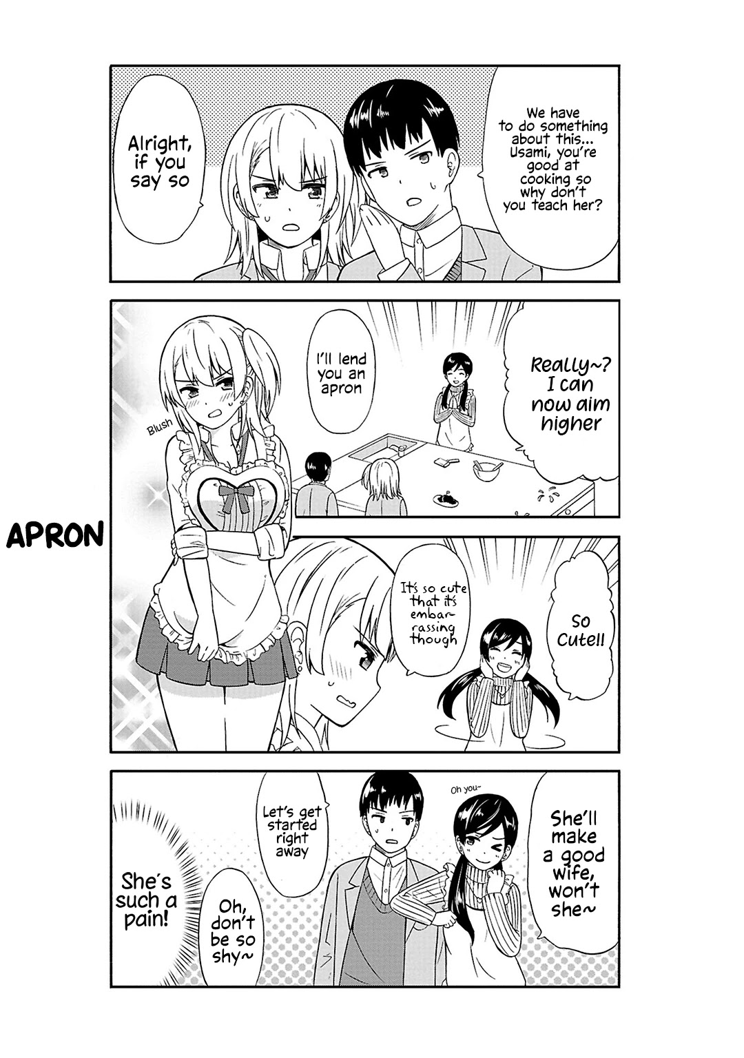 Usami-san Ha Kamawaretai! Chapter 23 page 4 - Chapter 23: I'll teach you how to cook!