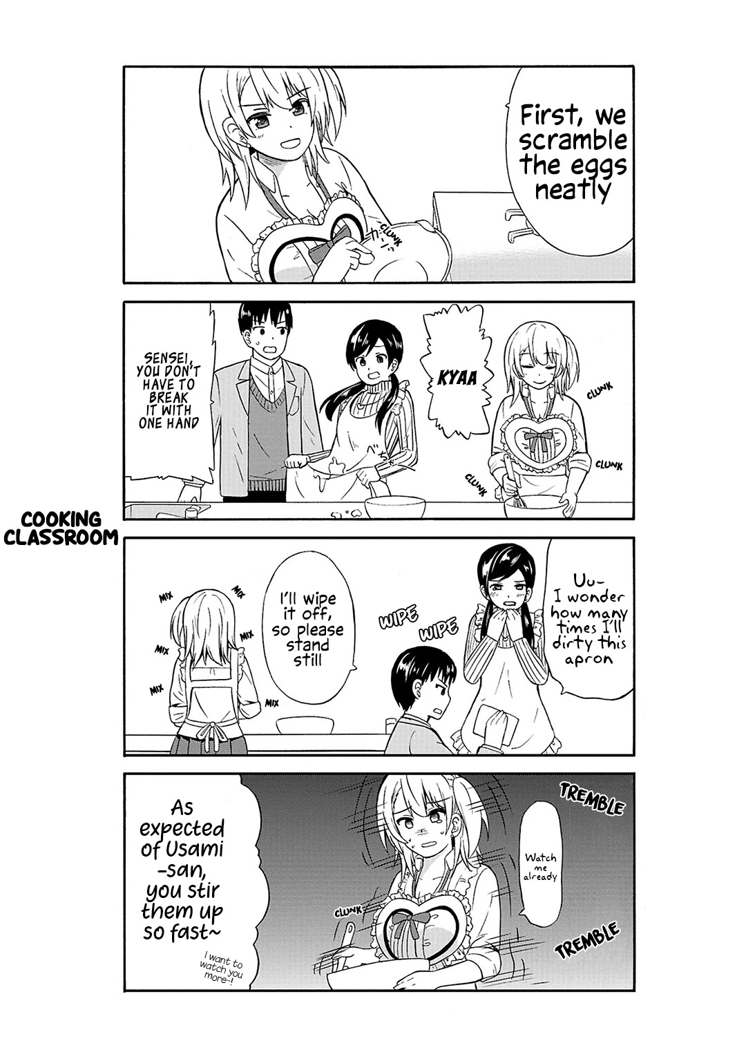 Usami-san Ha Kamawaretai! Chapter 23 page 5 - Chapter 23: I'll teach you how to cook!