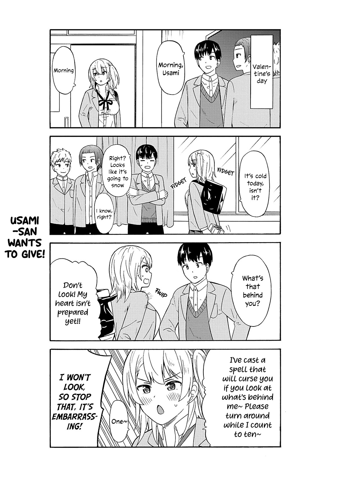 Usami-san Ha Kamawaretai! Chapter 26 page 4 - Chapter 26: I want to hand out friendship chocolate!