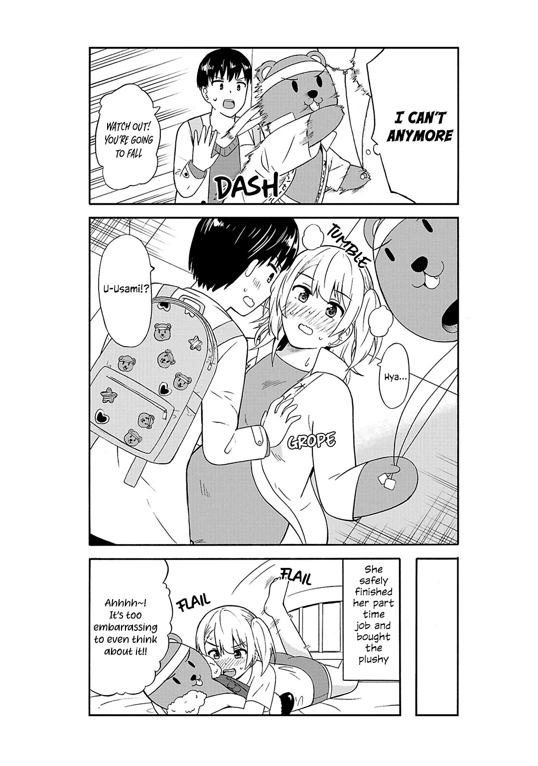Usami-san Ha Kamawaretai! Chapter 27 page 9 - Chapter 27: Working part time is lonely!