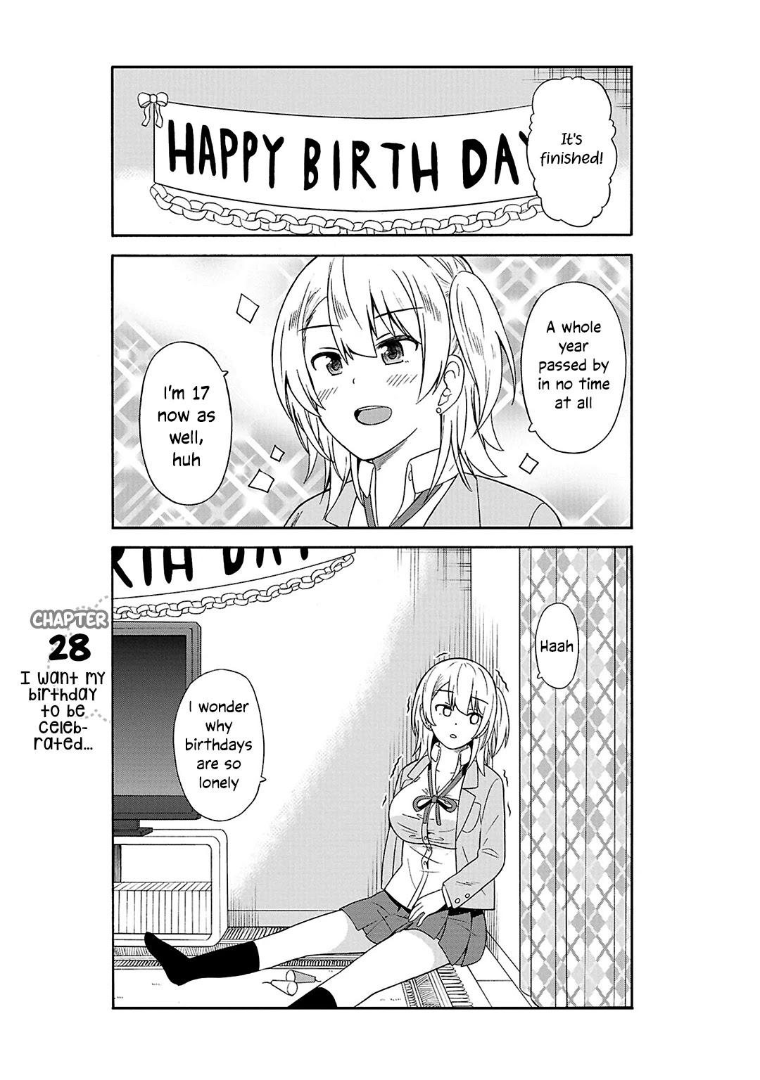 Usami-san Ha Kamawaretai! Chapter 28 page 2 - Chapter 28: I want my birthday to be celebrated...