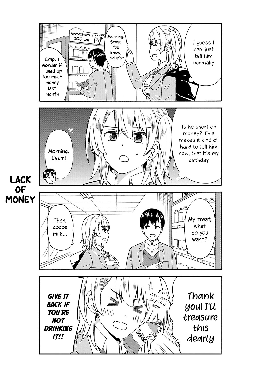 Usami-san Ha Kamawaretai! Chapter 28 page 4 - Chapter 28: I want my birthday to be celebrated...