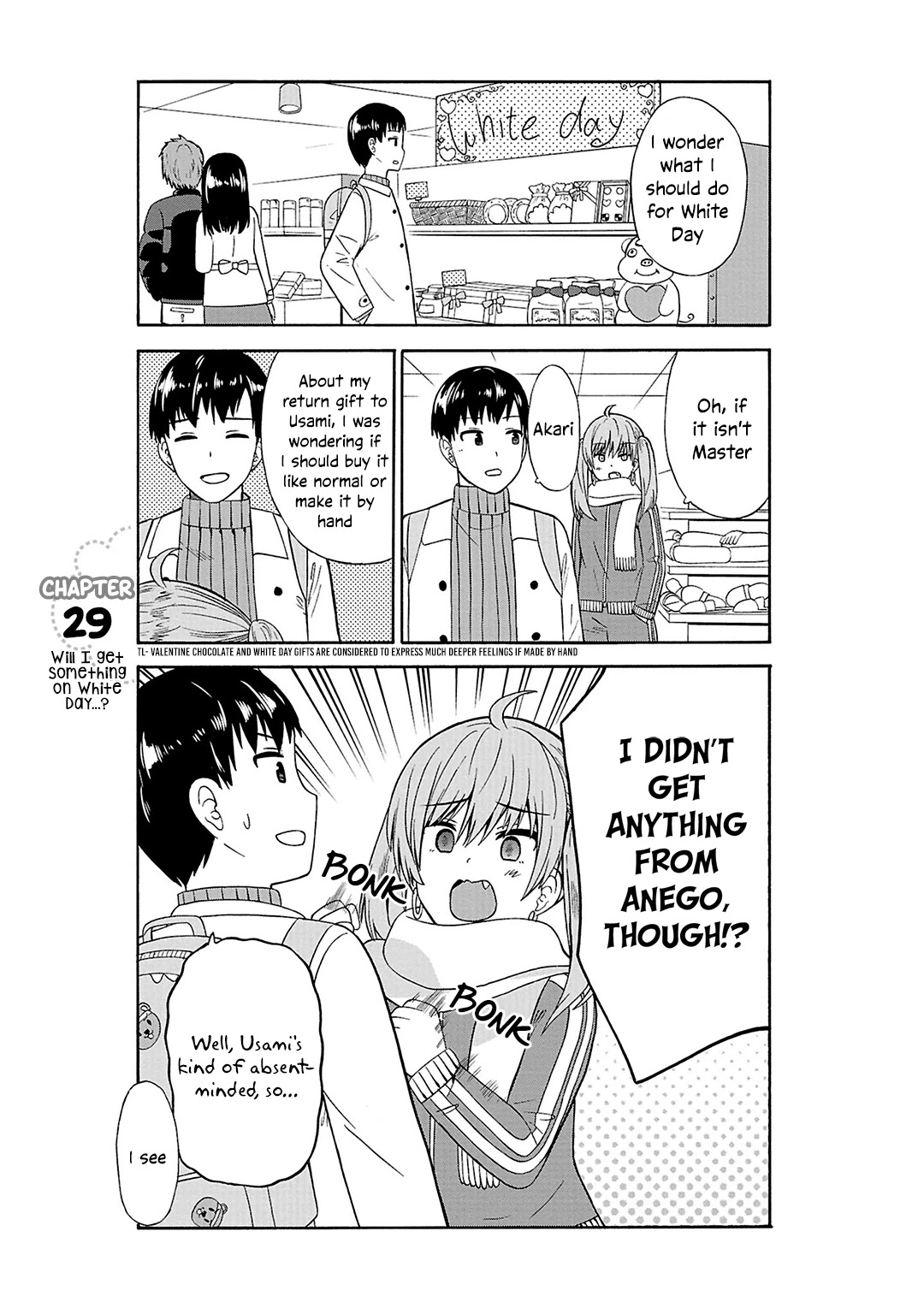 Usami-san Ha Kamawaretai! Chapter 29 page 2 - Chapter 29: Will I get something on White Day...?