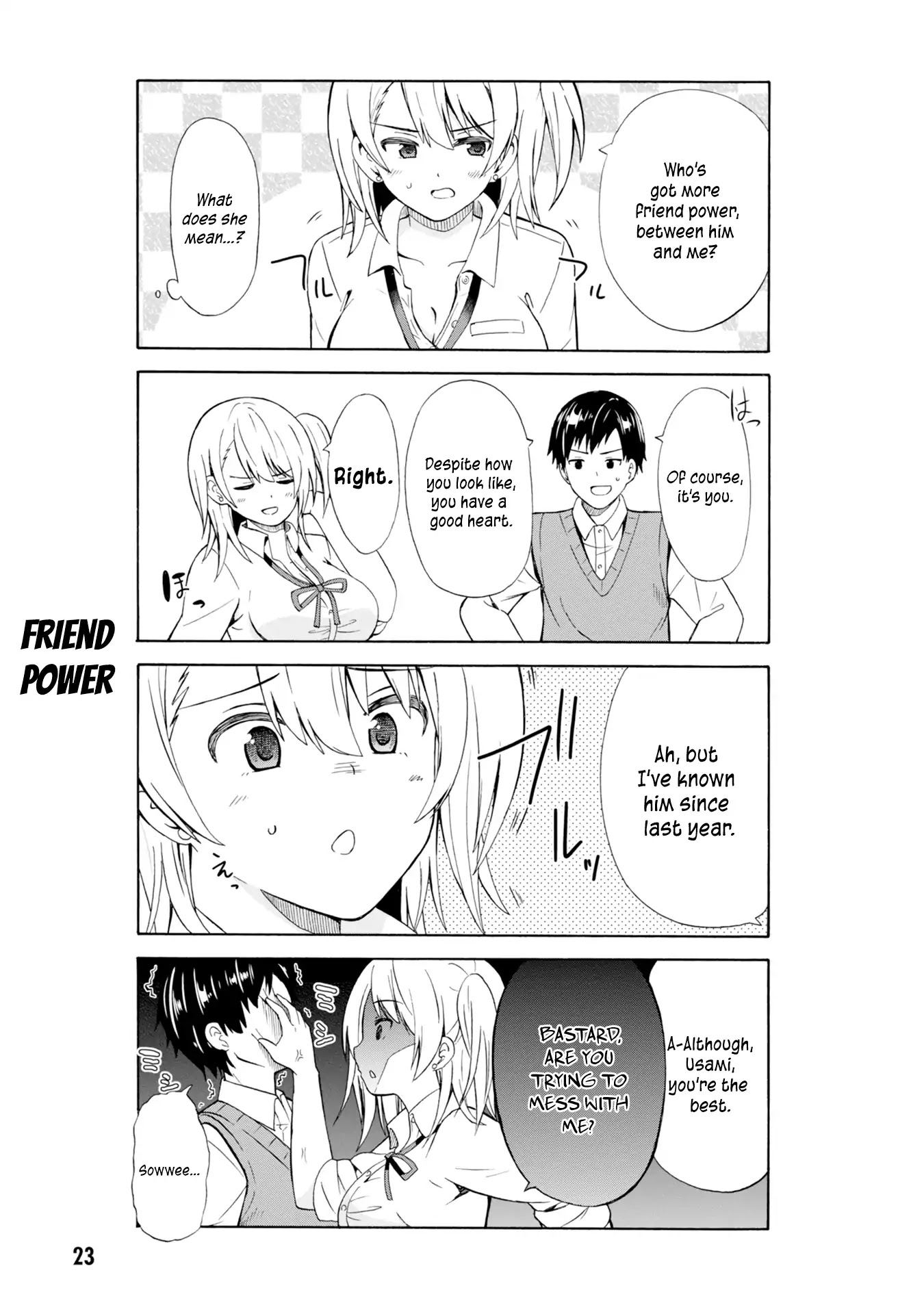 Usami-san Ha Kamawaretai! Chapter 3 page 4 - Chapter 3: I’m not going to lose out to others!