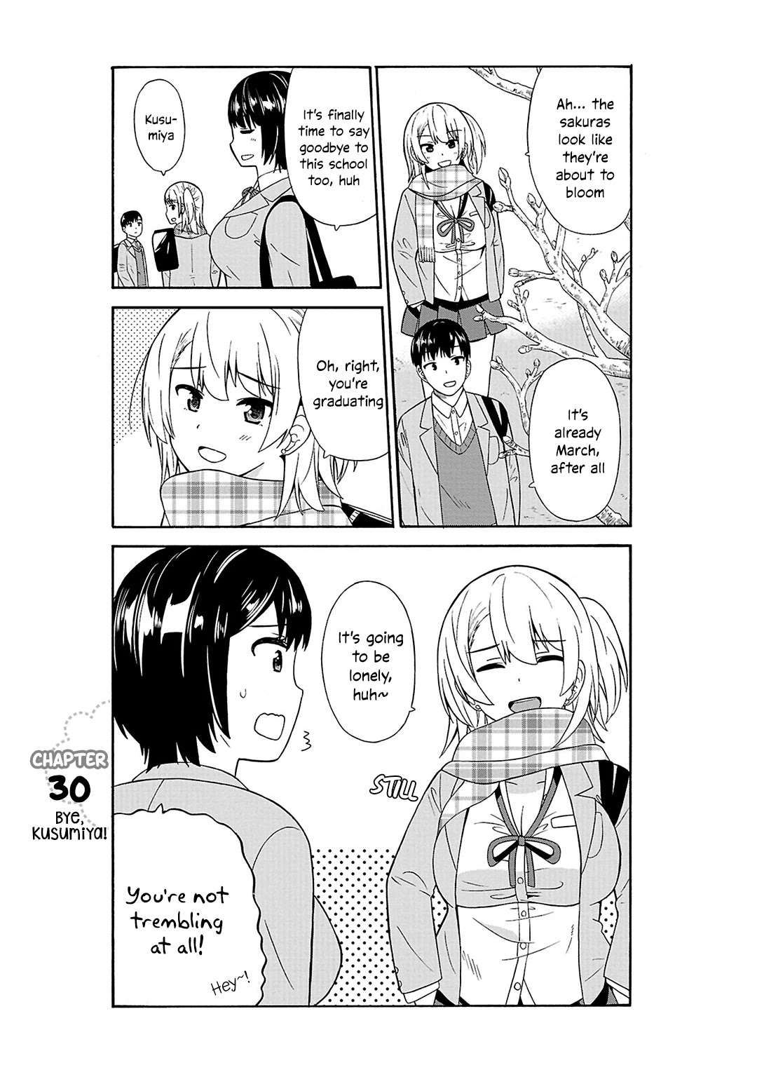 Usami-san Ha Kamawaretai! Chapter 30 page 2 - Chapter 30: Bye, Kusumiya!